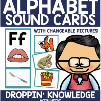 Alphabet Cards with Mouth Articulation Pics & Changeable Target Picture